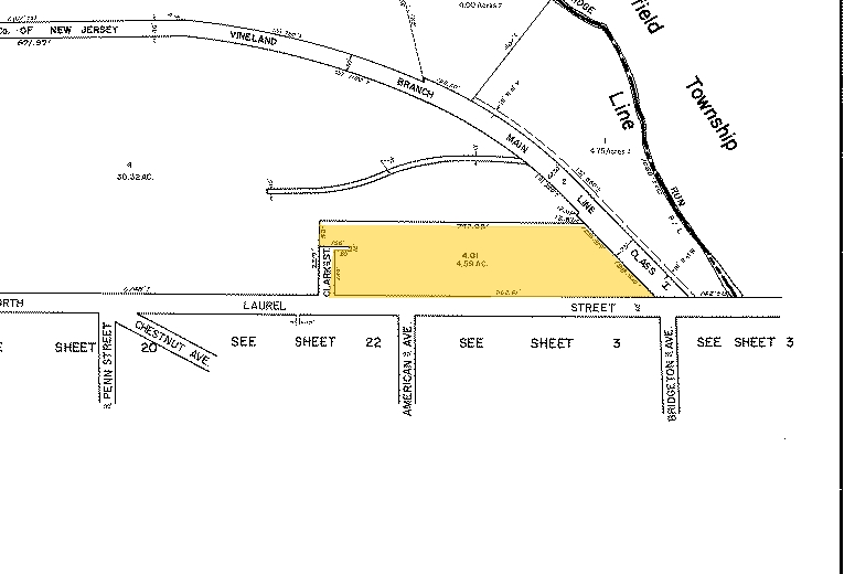 540 N Laurel St, Bridgeton, NJ à louer - Plan cadastral - Image 2 de 12