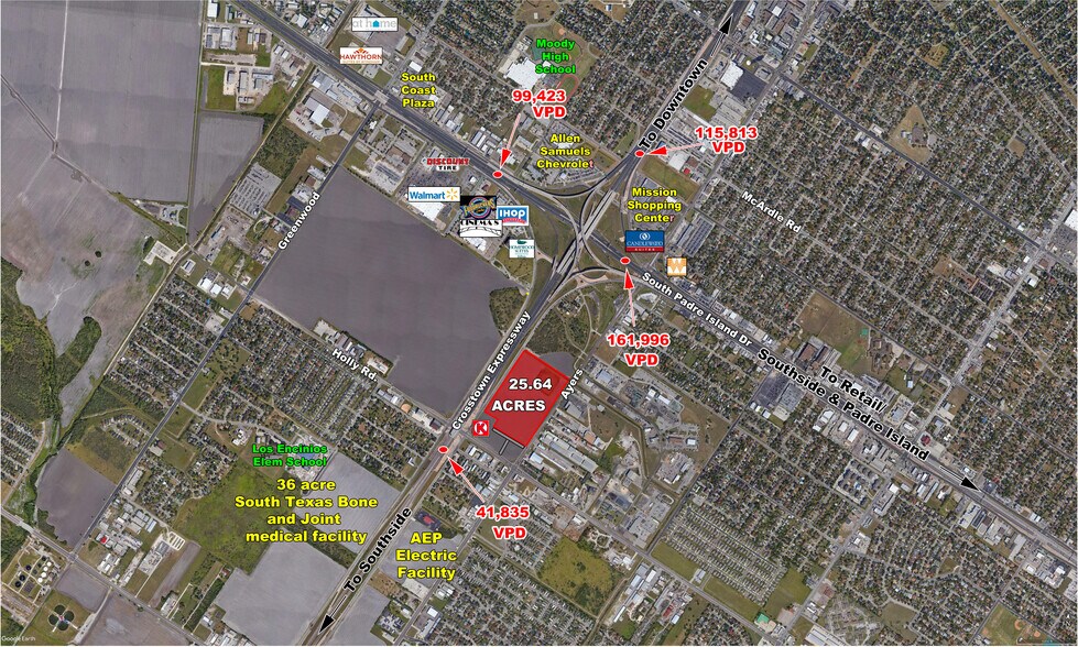 5600 Crosstown Sh286, Corpus Christi, TX à vendre - Aérien - Image 3 de 3