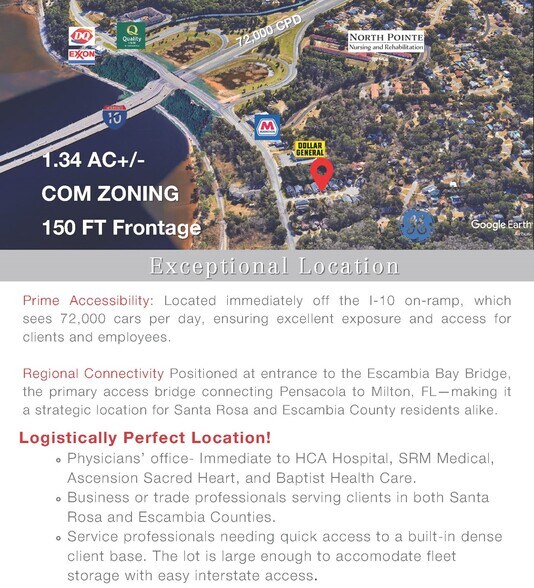 8175 Scenic Hwy, Pensacola, FL à vendre - Photo principale - Image 1 de 10