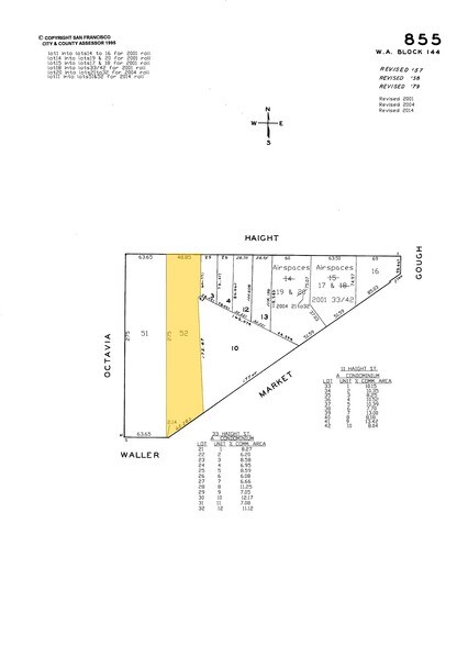8 Octavia, San Francisco, CA à louer - Plan cadastral - Image 2 de 9