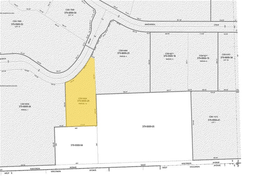 10501 W Research Dr, Milwaukee, WI for lease - Plat Map - Image 2 of 6