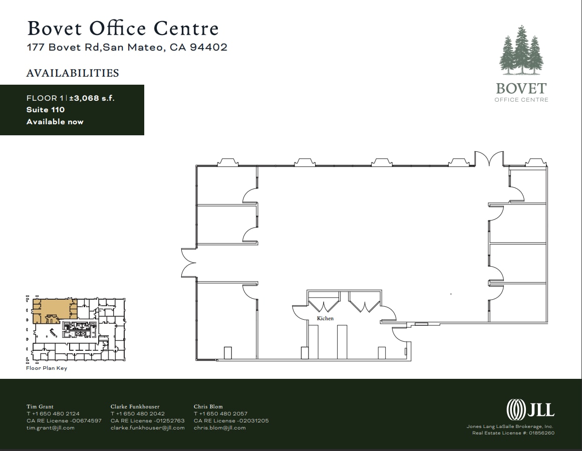 155 Bovet Rd, San Mateo, CA for lease Floor Plan- Image 1 of 1