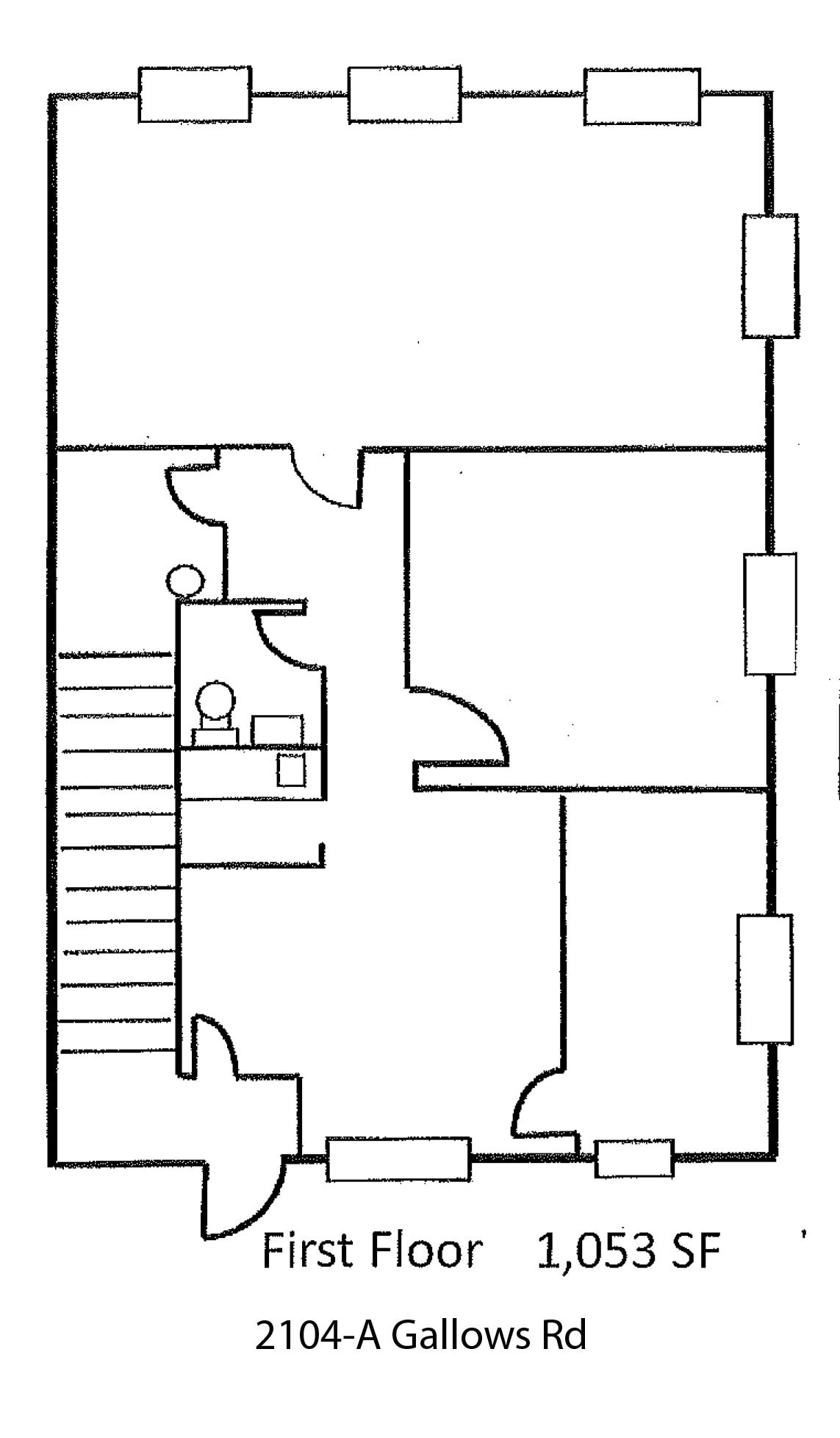 2104 Gallows Rd, Vienna, VA à louer Plan d’étage- Image 1 de 1
