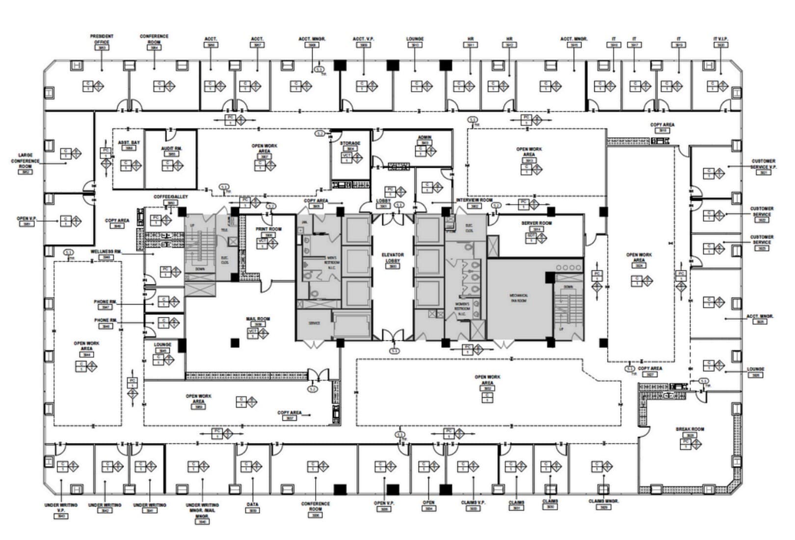 725 S Figueroa St, Los Angeles, CA for lease Floor Plan- Image 1 of 1