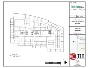 9040 Roswell Rd, Atlanta, GA à louer Plan d  tage- Image 1 de 1