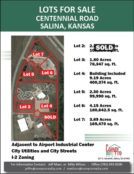 Centennial Rd, Salina, KS for sale - Building Photo - Image 1 of 2