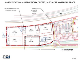 Plus de détails pour 6960 Whyte Hardee blvd, Hardeeville, SC - Terrain à vendre