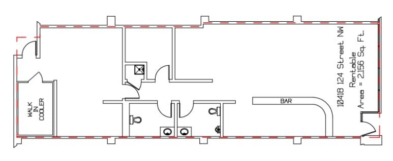 10412 124 St, Edmonton, AB à louer Plan d’étage- Image 1 de 1