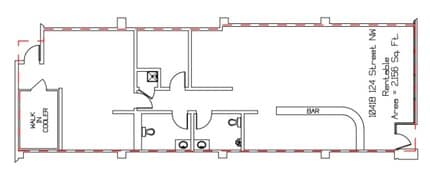 10412 124 St, Edmonton, AB à louer Plan d’étage- Image 1 de 1