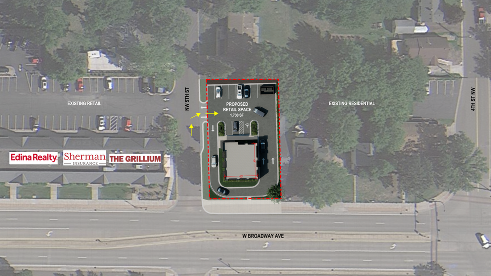 467 W Broadway Ave, Forest Lake, MN à louer - Plan de site - Image 2 de 2