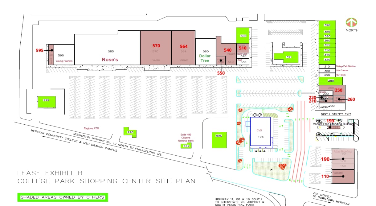 832 Highway 19 N, Meridian, MS for lease Site Plan- Image 1 of 1