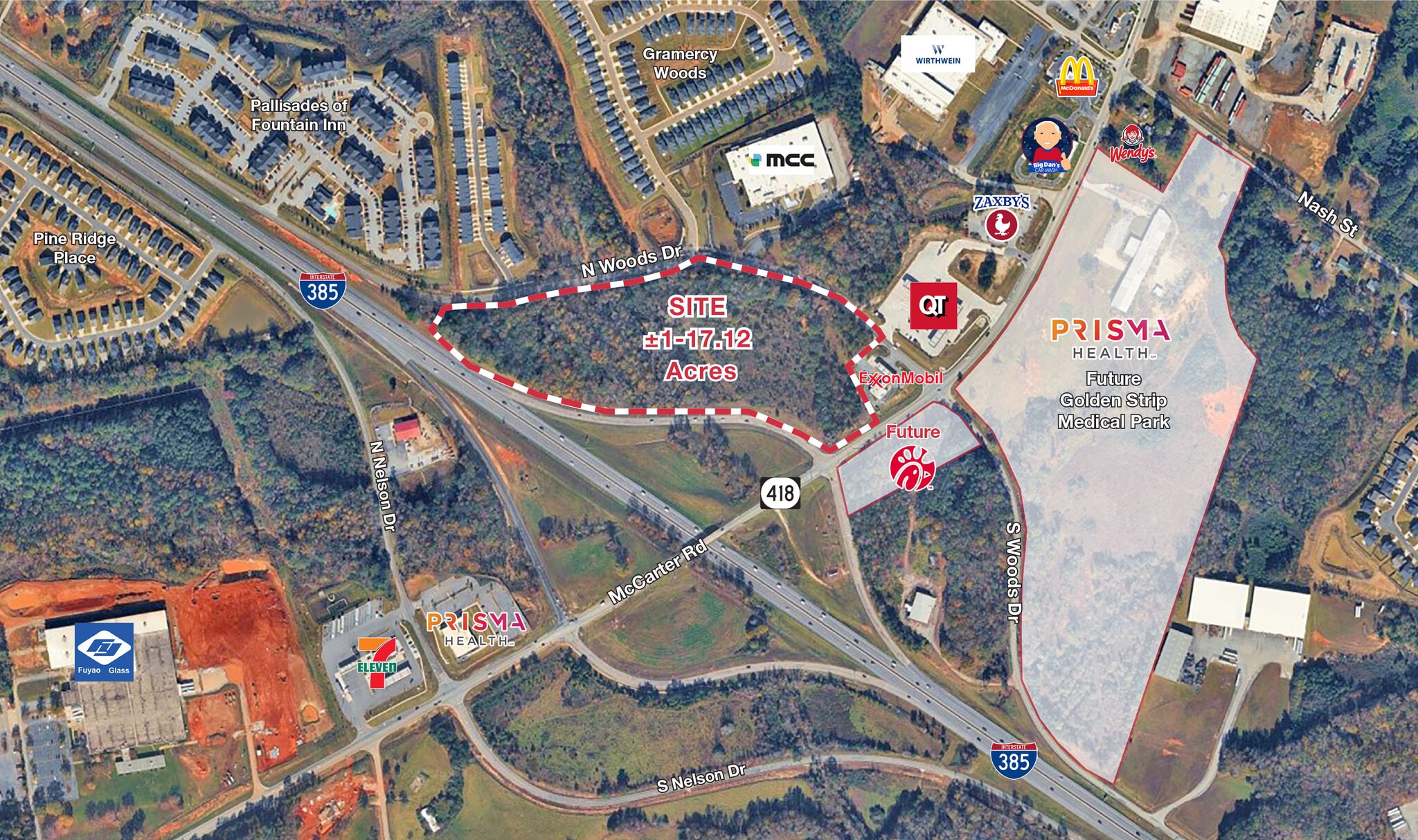 North Woods Drive, Fountain Inn, SC for sale Primary Photo- Image 1 of 4