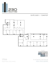 230 Peachtree St NW, Atlanta, GA à louer Plan d’étage- Image 1 de 1