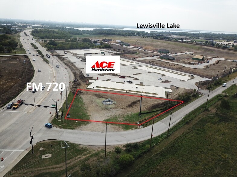 FM-720 & Hill Ln., Little Elm, TX à vendre - Photo du bâtiment - Image 2 de 3
