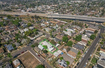 402 N Poplar Ave, Fresno, CA - Aérien  Vue de la carte