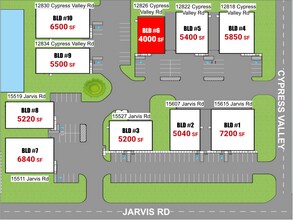 15615 Jarvis Rd, Cypress, TX à louer Plan de site- Image 2 de 6