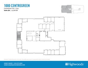 2000 CentreGreen Way, Cary, NC for lease Floor Plan- Image 1 of 1