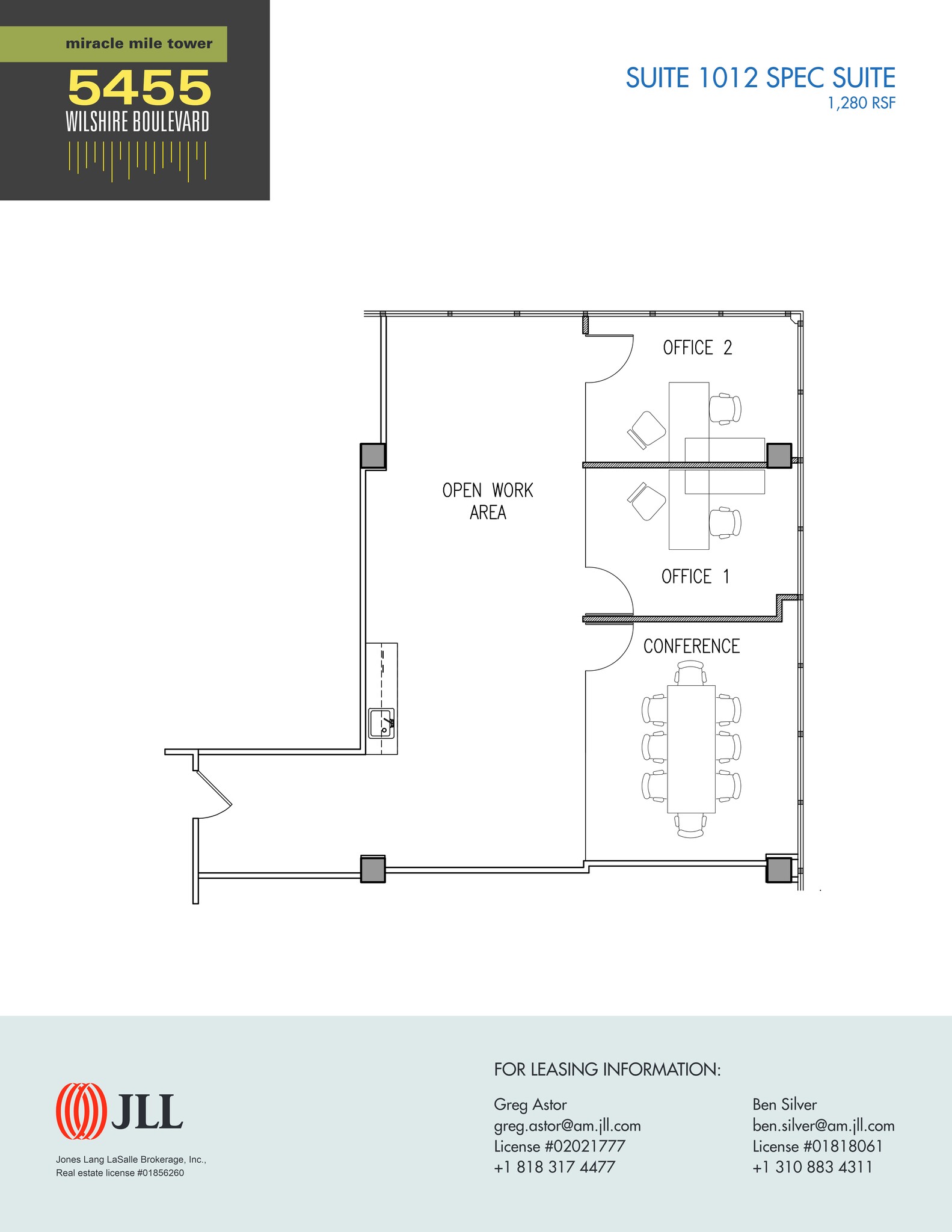 5455 Wilshire Blvd, Los Angeles, CA à louer Plan de site- Image 1 de 1