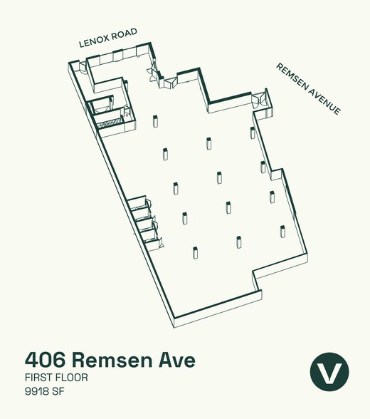 406 Remsen Ave, Brooklyn, NY à louer - Plan d’étage - Image 2 de 2