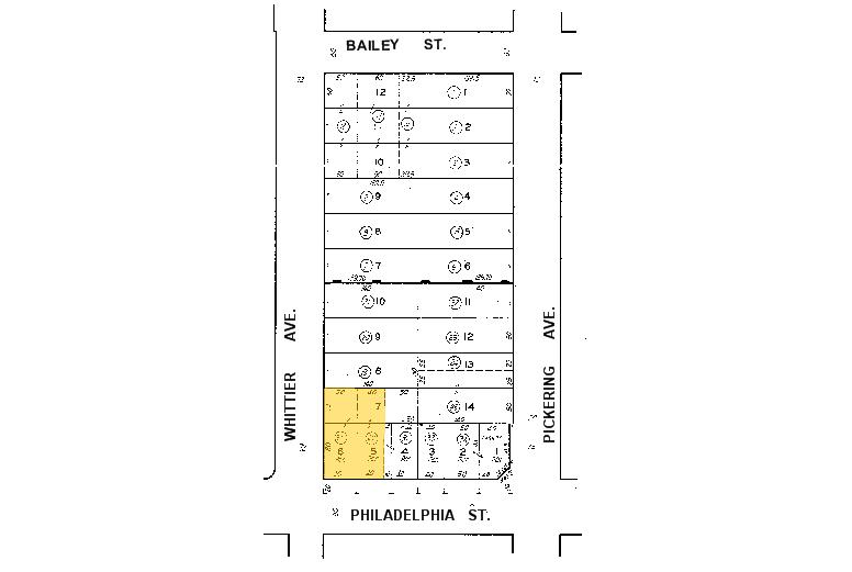 12501 Philadelphia St, Whittier, CA à vendre - Plan cadastral - Image 2 de 15