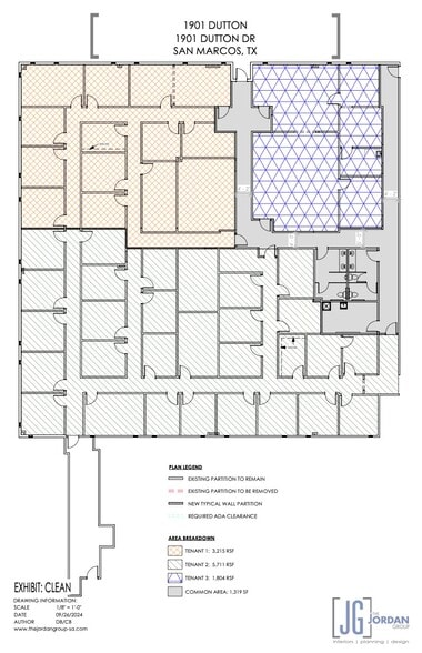 1901 Dutton Dr, San Marcos, TX for lease - Floor Plan - Image 2 of 2