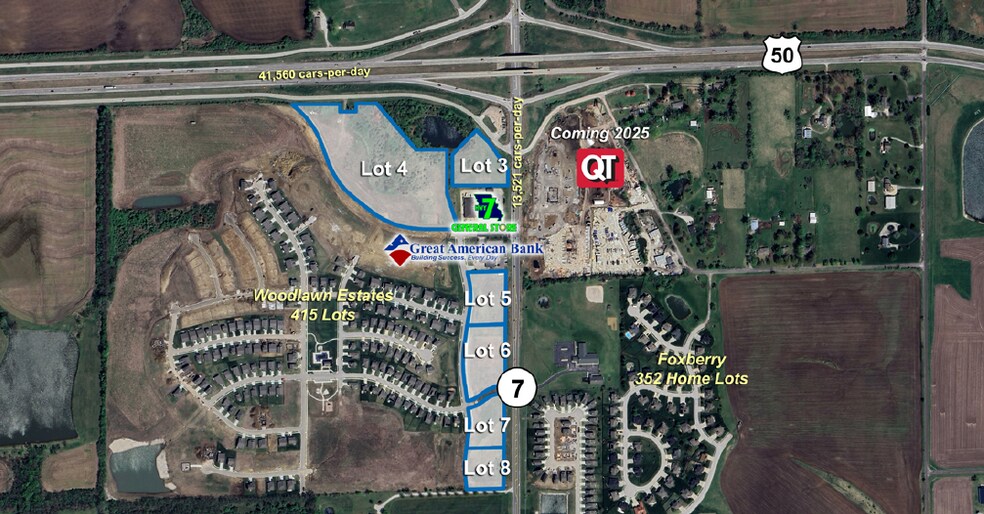 State Route 7 and Highway 50, Lake Lotawana, MO à vendre - Photo du bâtiment - Image 1 de 1