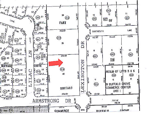 160-180 Lexington Dr, Buffalo Grove, IL à louer - Plan cadastral - Image 3 de 29