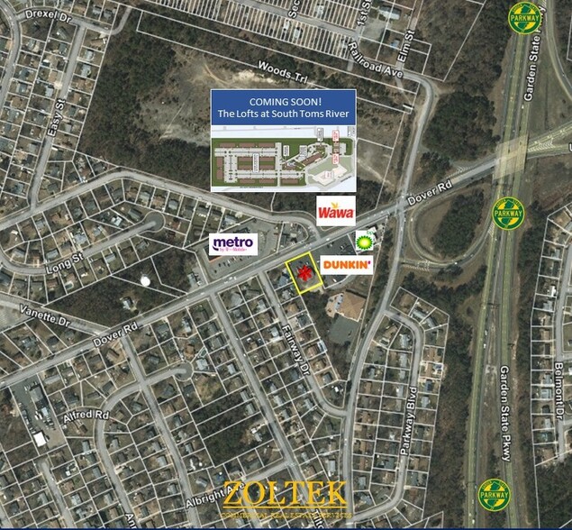 384 Dover Rd, Toms River, NJ à louer - Plan cadastral - Image 3 de 5