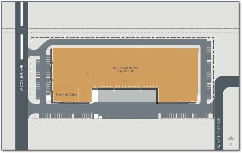 500 W Collins Ave, Orange, CA à vendre - Photo du bâtiment - Image 2 de 2