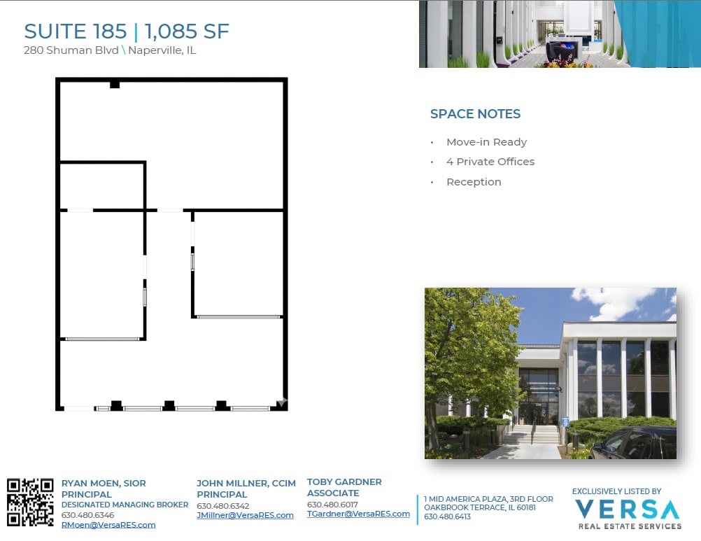 280 Shuman Blvd, Naperville, IL for lease Floor Plan- Image 1 of 1