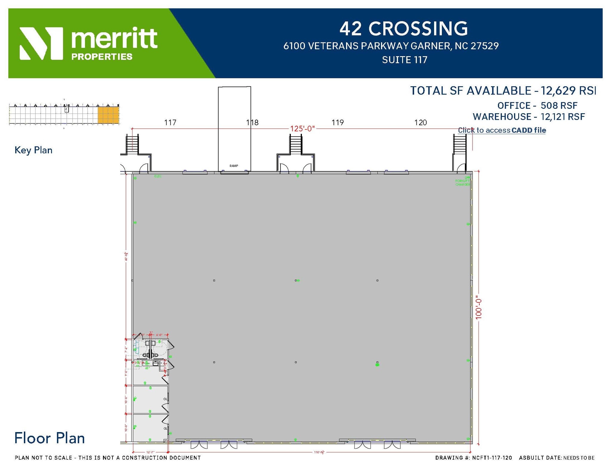 6100 NC Highway 42 W, Garner, NC for lease Floor Plan- Image 1 of 2