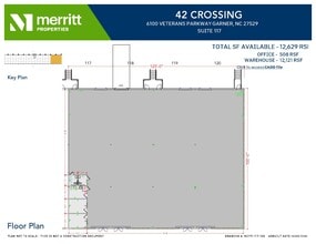 6100 NC Highway 42 W, Garner, NC for lease Floor Plan- Image 1 of 2