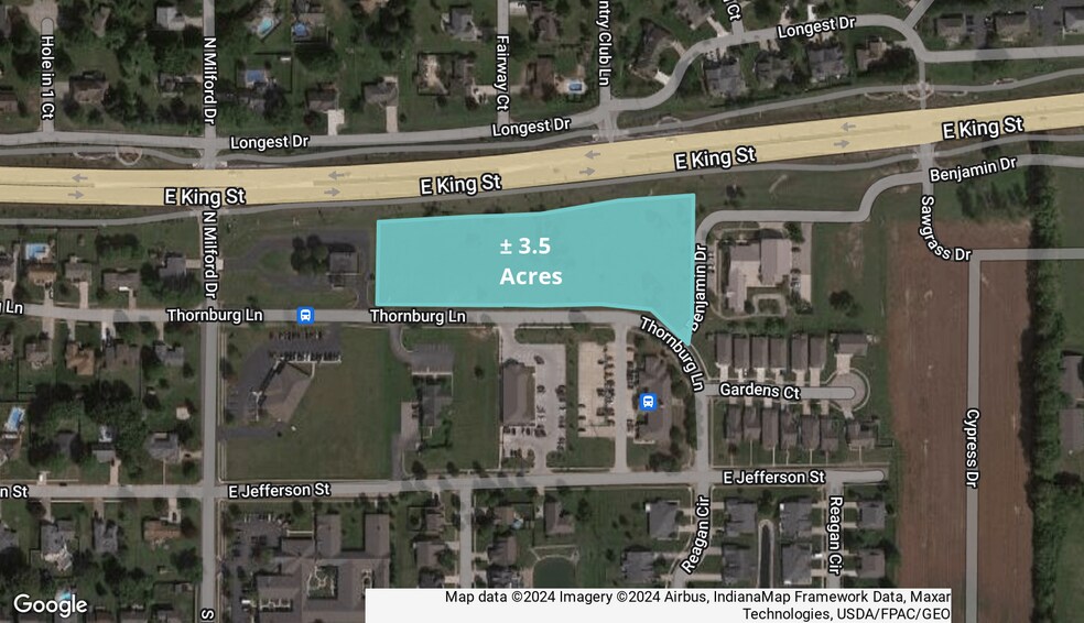 1760 Thornburg Ln, Franklin, IN à vendre - Aérien - Image 2 de 2