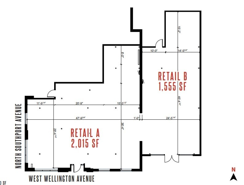 3001 N Southport Ave, Chicago, IL for lease Floor Plan- Image 1 of 1