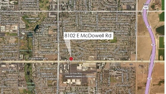 8102 E McDowell Rd, Scottsdale, AZ à louer - Aérien - Image 2 de 10