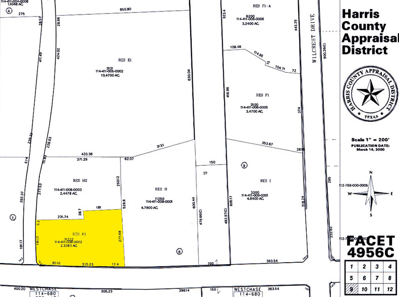 11222 Richmond Ave, Houston, TX for lease - Plat Map - Image 2 of 6