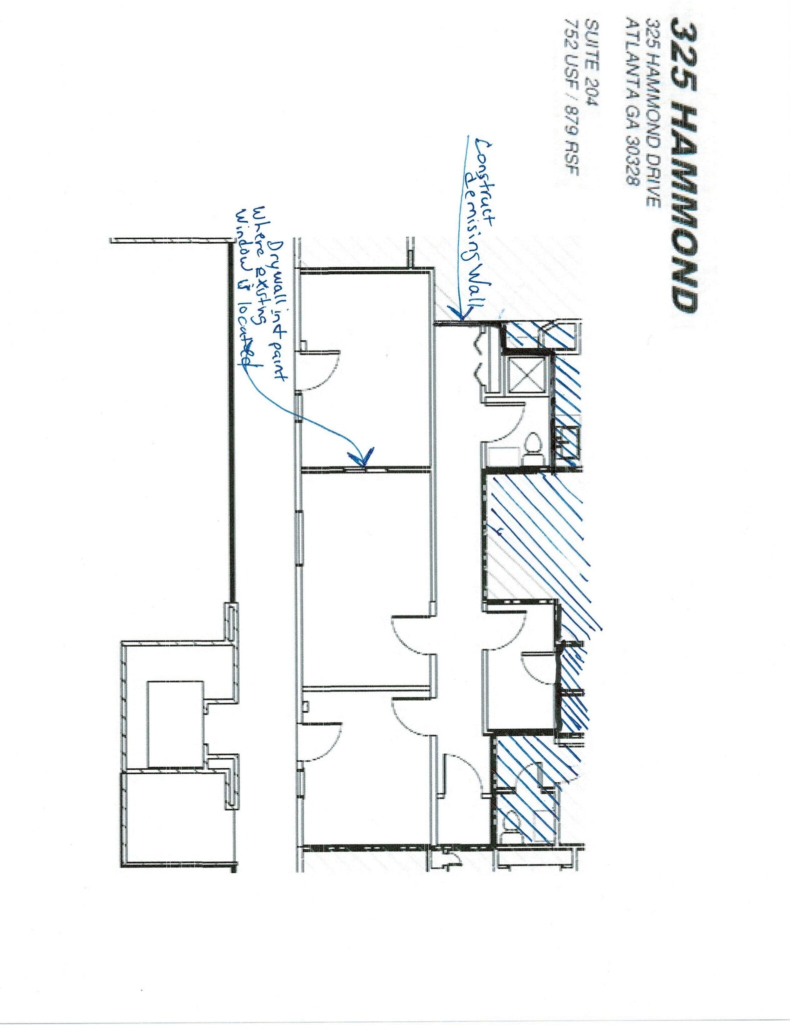 325 Hammond Dr, Sandy Springs, GA for lease Site Plan- Image 1 of 1