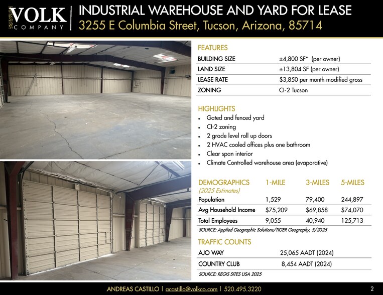 3241 E Columbia St, Tucson, AZ for lease - Building Photo - Image 2 of 5