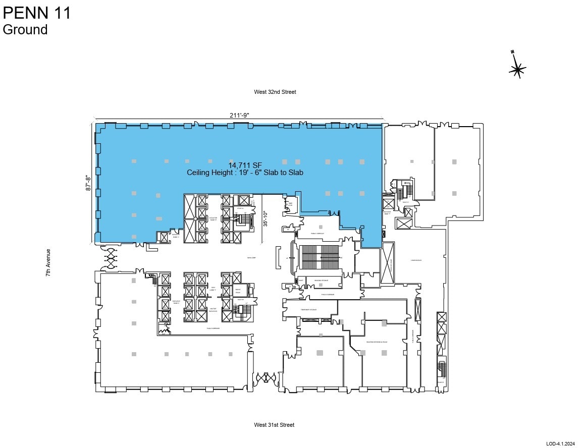 11 Penn Plz, New York, NY for lease Floor Plan- Image 1 of 2