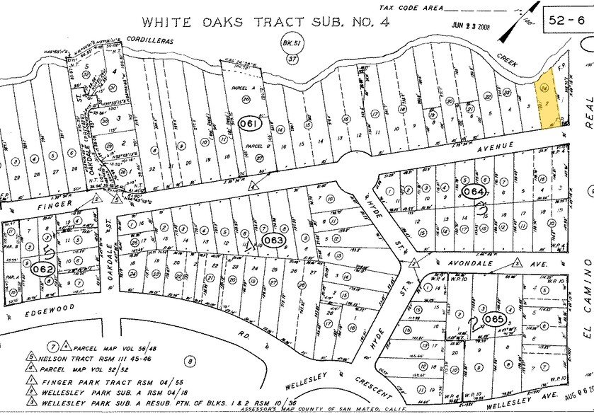 20 El Camino Real, Redwood City, CA à louer - Plan cadastral - Image 2 de 35