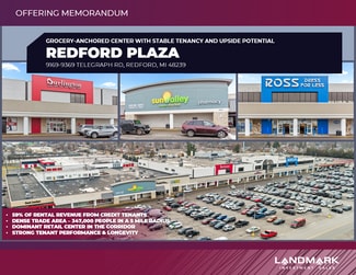 More details for 9169-9369 Telegraph Rd, Redford, MI - Retail for Sale