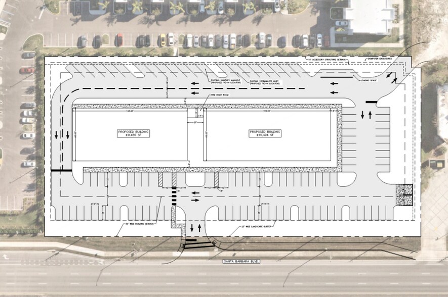 4706 Santa Barbara blvd, Naples, FL à louer - Plan de site - Image 3 de 4