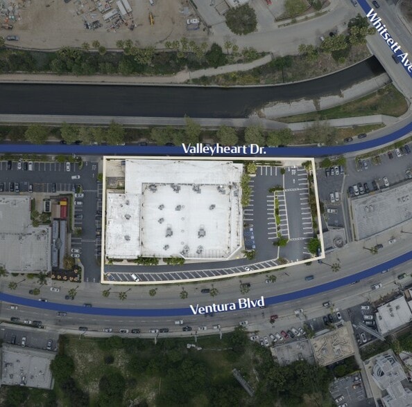 12555-12565 Ventura Blvd, Studio City, CA for lease - Aerial - Image 3 of 5
