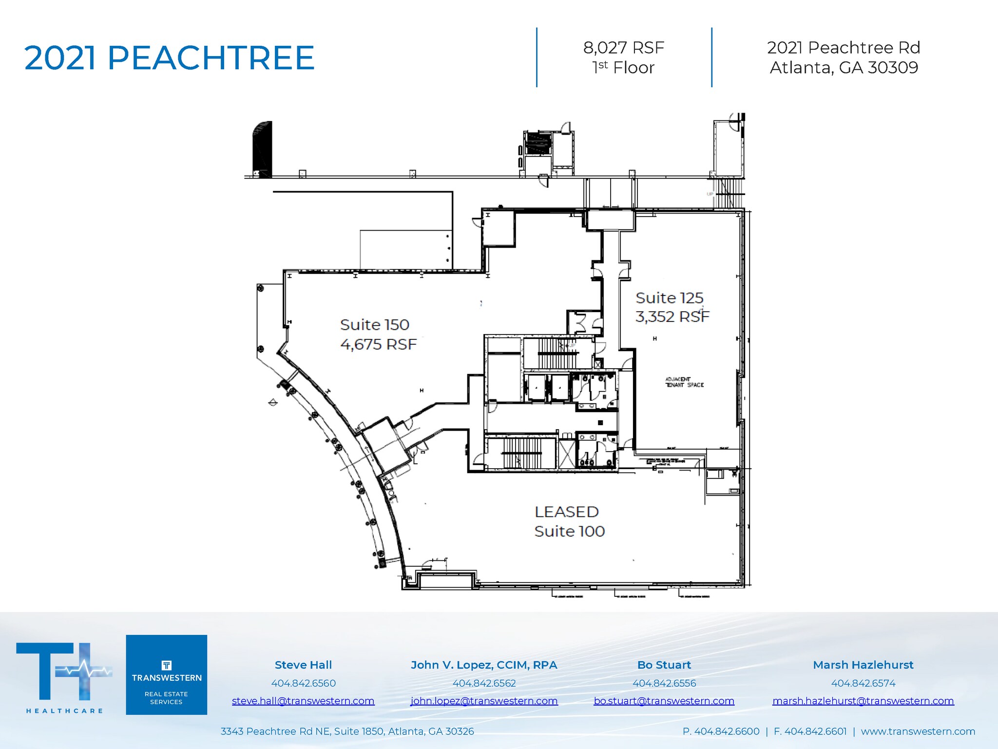 2021 Peachtree Rd, Atlanta, GA for lease Floor Plan- Image 1 of 1