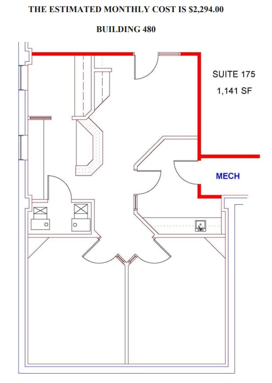 520 W Highway 96, Shoreview, MN à louer Plan d’étage- Image 1 de 1
