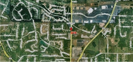 288 Hwy 314, Fayetteville, GA - AERIAL  map view