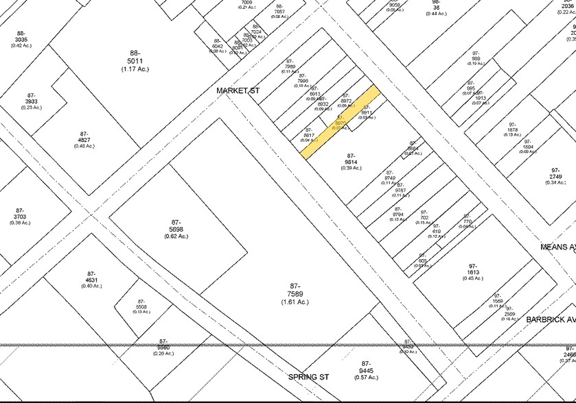 16 S Union St, Concord, NC à louer - Plan cadastral - Image 2 de 5