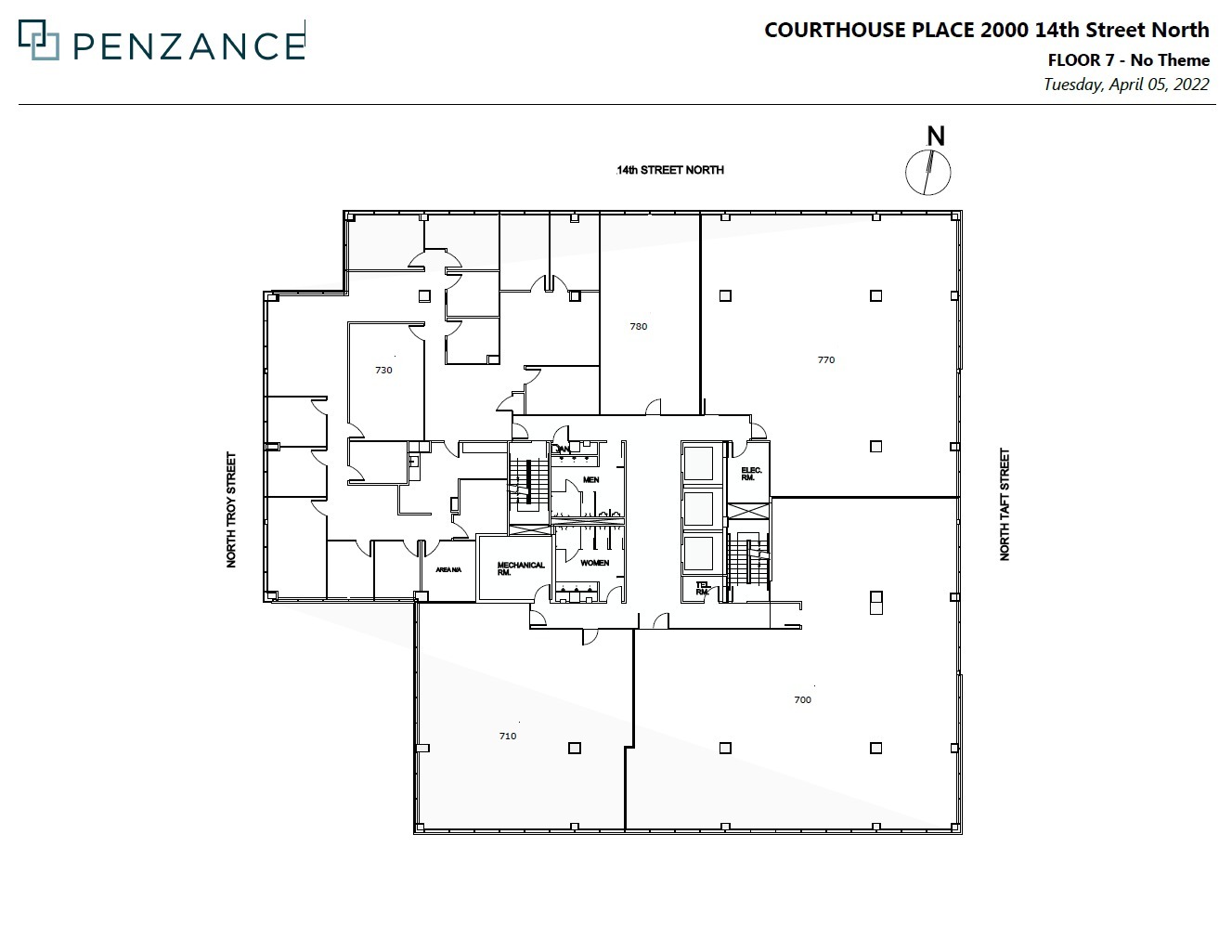 2000 14th St N, Arlington, VA for lease Floor Plan- Image 1 of 1