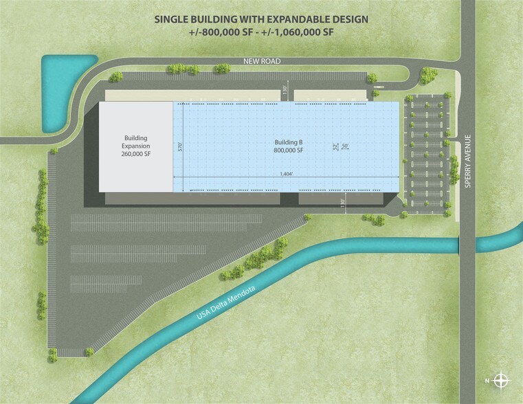 2553 Sperry Ave, Patterson, CA for lease - Site Plan - Image 2 of 2