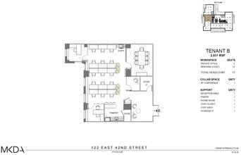 122 E 42nd St, New York, NY for lease Floor Plan- Image 1 of 3